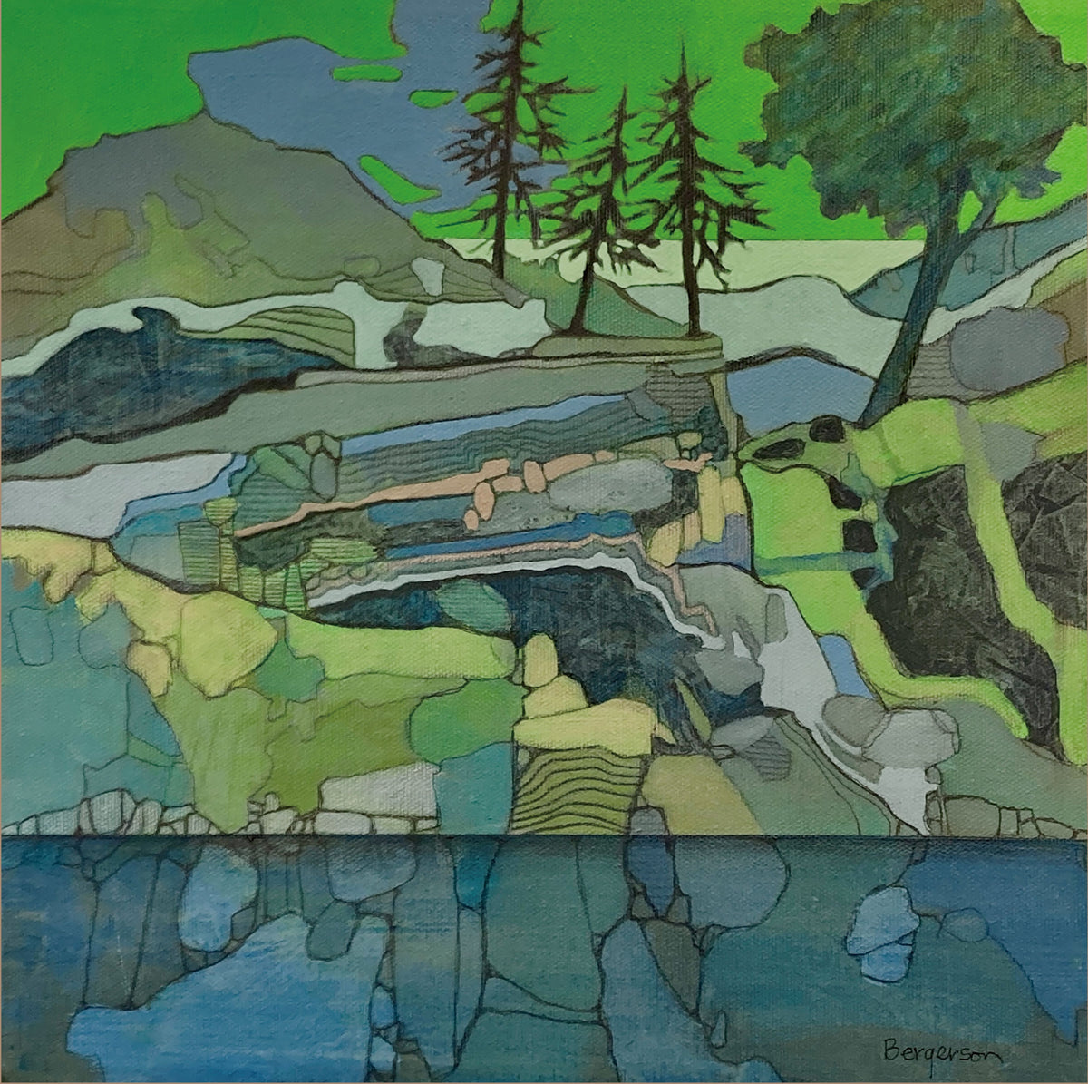 Three Pines by Judith Bergerson